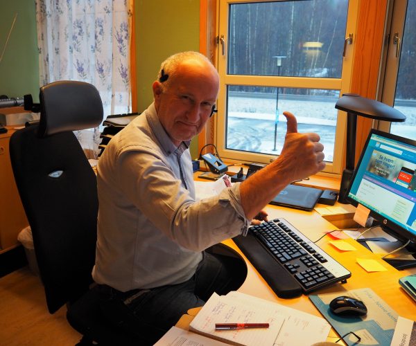 Her har Jan Thorsen, org.sjef i Telemark Bondelag vervet et nytt medlem