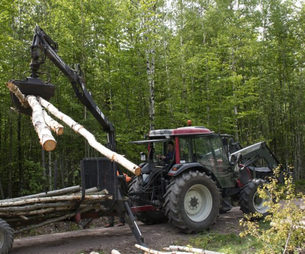 Naturbrukselever får kjøre traktor på Melsom