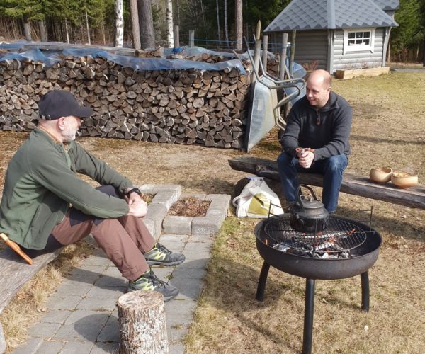 Perfekt ramme for den gode samtalen.