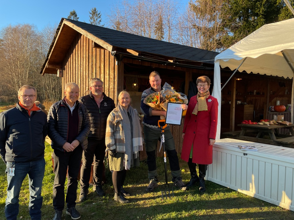 Virgenes Gårdsdrift Året BU prisvinner 2021 for landbruk i Vestfold og Telemark Foto: Innovasjon Norge