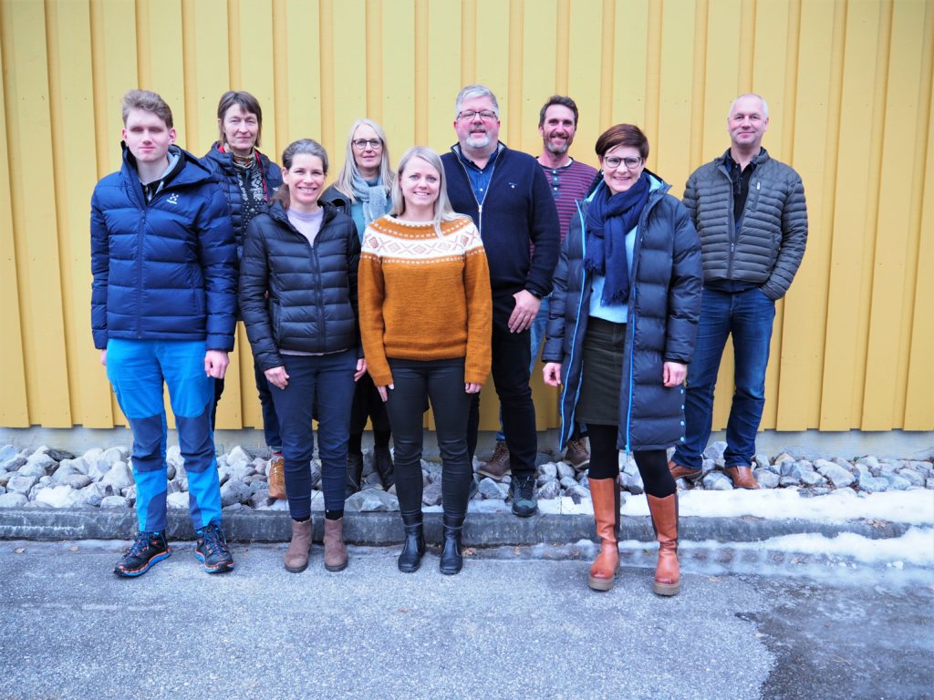 Det foreslås mye gjenvalg. Her er fylkesstyret anno februar 2022; f.v Magnus Rød (VTBU), Hege Gonsholt, Anne Birgitte Riis-Johansen, Anne-Mette Bøe (TBK), Trude Flatland, Aslak Snarteland, Hans Kristian Berge, Silje Eckdahl og Hans Jørgen Olsen Røren. Inger Synøve Johnsen og Anne-Helene Sommerstad Bruserud (2.vara) var ikke til stede da bildet ble tatt.