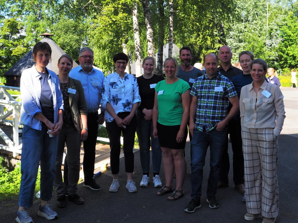 En opplagt delegasjon fra Vestfold og Telemark klar for årsmøtets første dag.