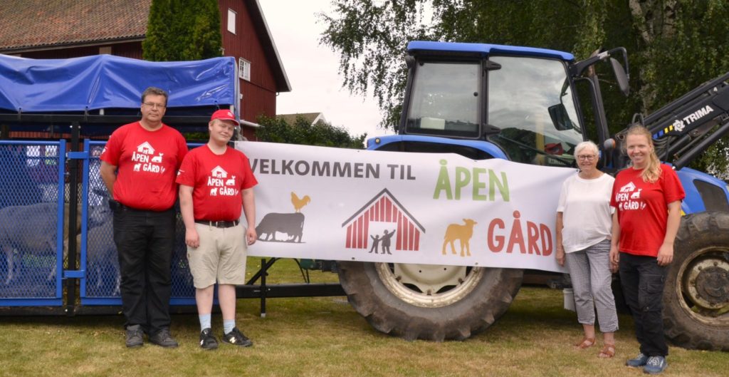 Fra Åpen Gård i Hedrum tidligere i sommer