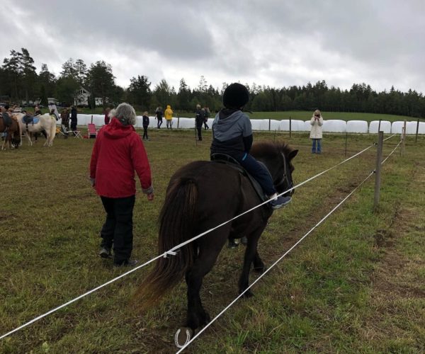 Alltid stas å få lov å ri på hest