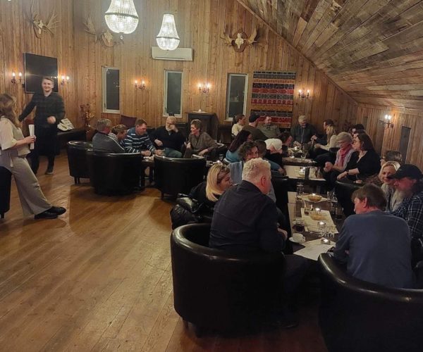 Bondepub er en fin anledning for å treffes.