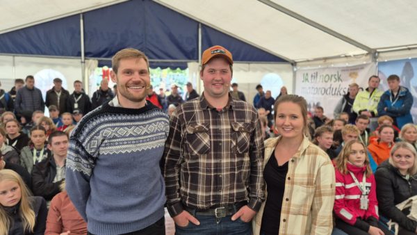 årets unge bonde møter ministeren