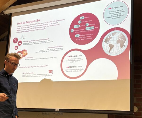 Hovedinnleder var organisasjonskonsulent Øystein Moen fra Norsvin.